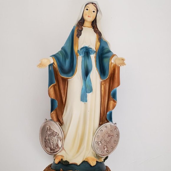 12" Our Lady of Grace Statue/ Our Lady of the Miraculous Medal ๐ - Picture 10 of 10